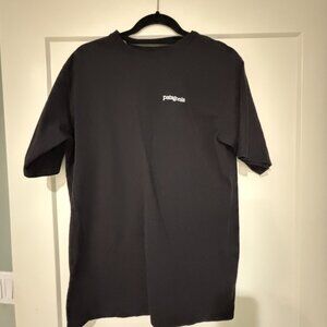 Men's Black Patgonia Graphic Tee
